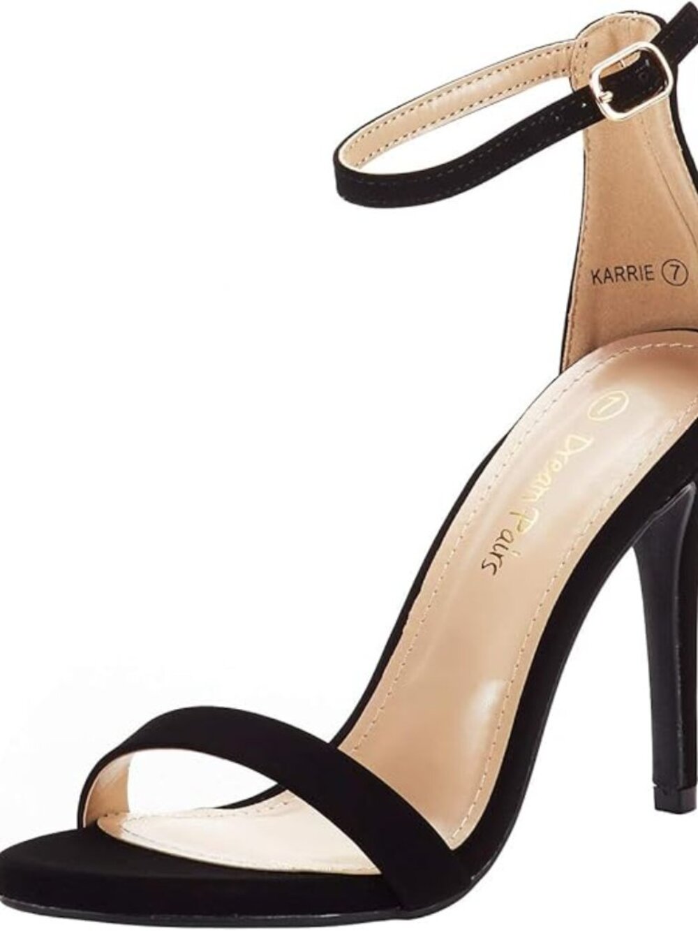 Women's High Heels Flower Ankle Strap Stilettos Round Open Toe Dressy Sexy Sanda